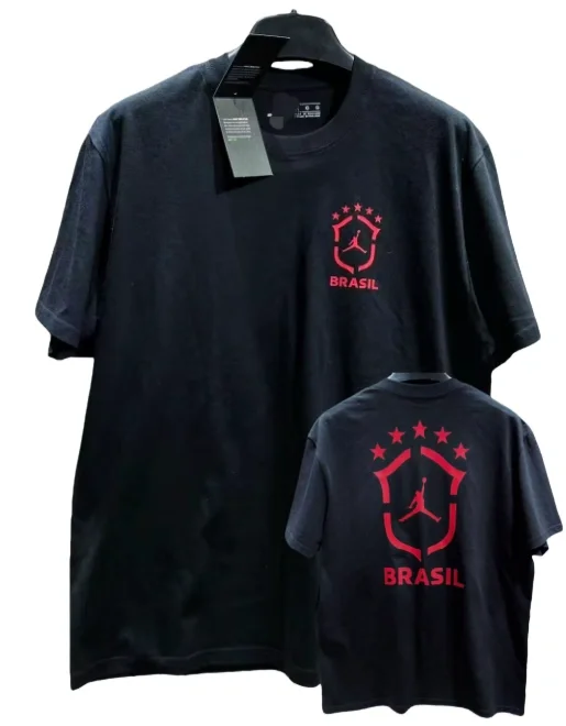 2026-27 Mens Brazil Jordan Edition pure cotton soccer jersey