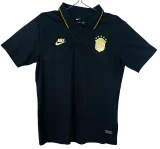 2022-23 Mens Brazil black gold  Soccer Jersey