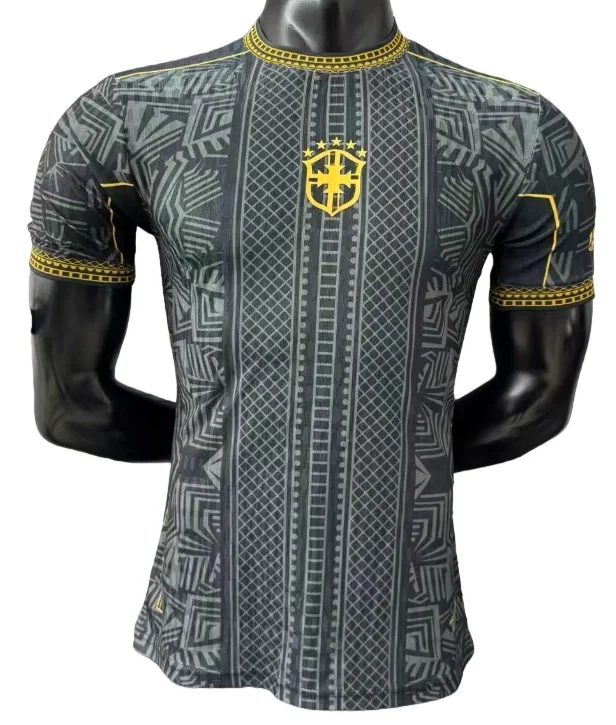 2026-27 Mens Brazil Special Edition black Player version soccer jersey