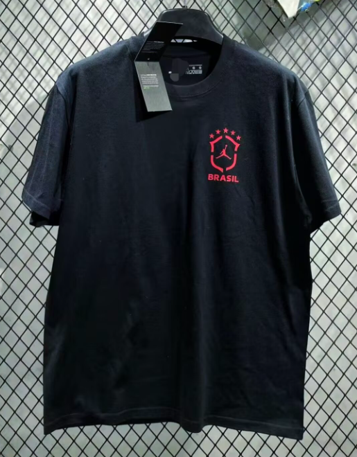 2026-27 Mens Brazil Jordan Edition pure cotton soccer jersey