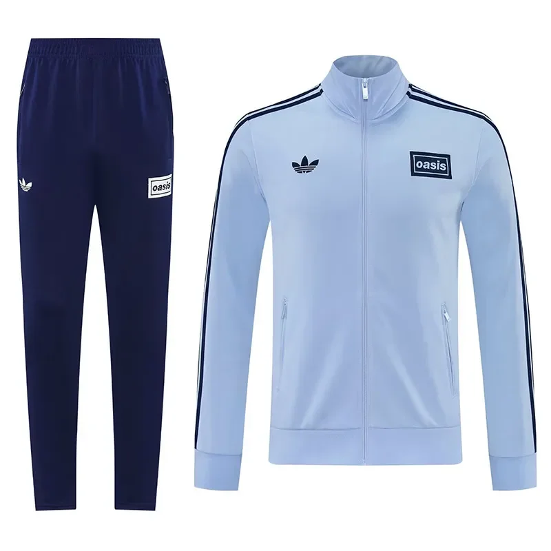 2025-26 Ad Oasis Sky Blue Jacket Tracksuit  #AJ22