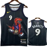 24-25 Raptors BARRETT #9 Black City Edition Top Quality Hot Pressing NBA Jersey