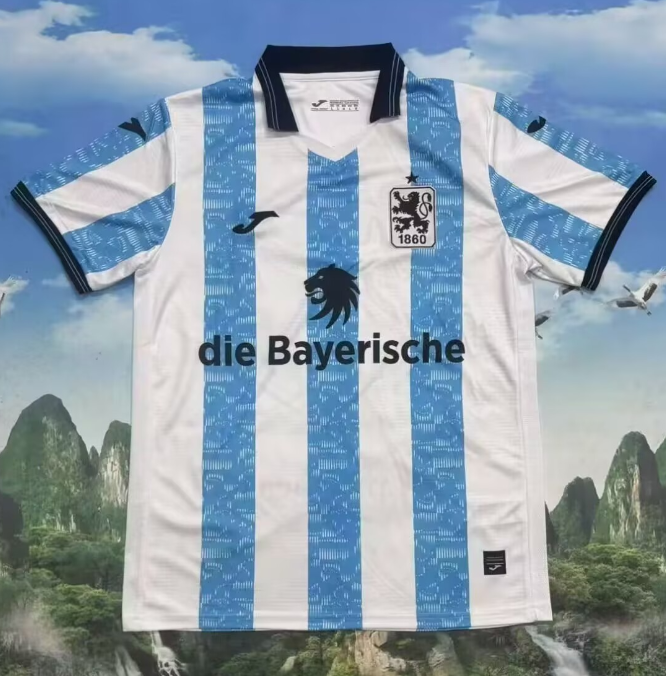 2025-26 Munchen 1860 home fan Soccer Jersey
