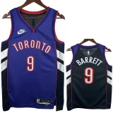 24-25 Raptors BARRETT #9 Purple Retro Top Quality Hot Pressing NBA Jersey