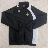 2025-26 Mens Real Betis Black Windbreaker