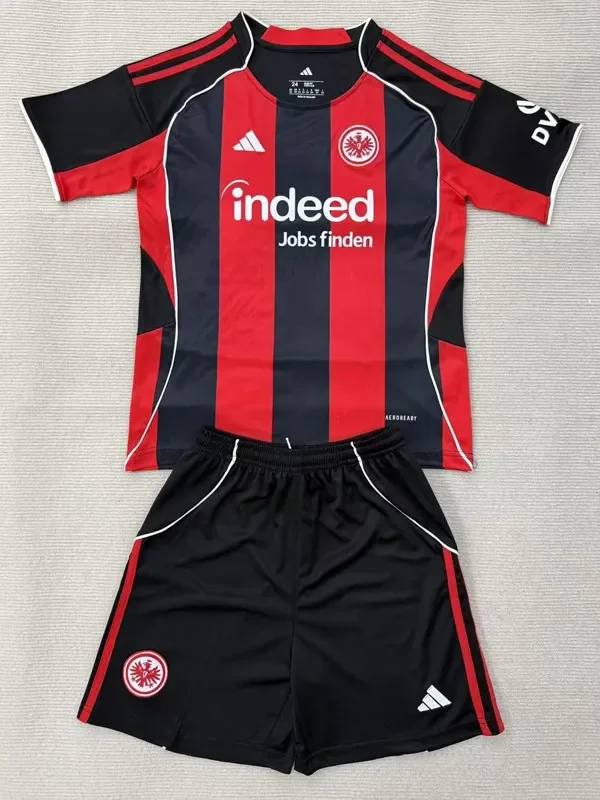 2025-26 Kids Frankfurt home Soccer Jersey