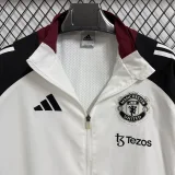 2026-27 Mens Manchester United Black White Windbreaker