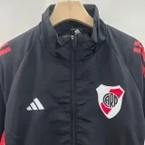 2025-26 River Plate Black Windbreaker