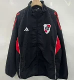2025-26 River Plate Black Windbreaker