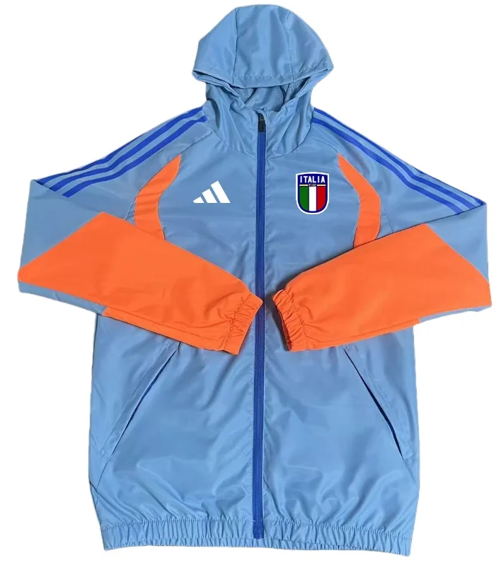 2026-27 Mens  Italy light blue Windbreaker