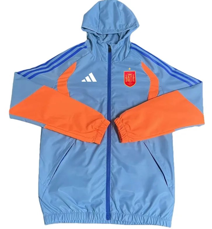 2026-27 Spain light blue Windbreaker