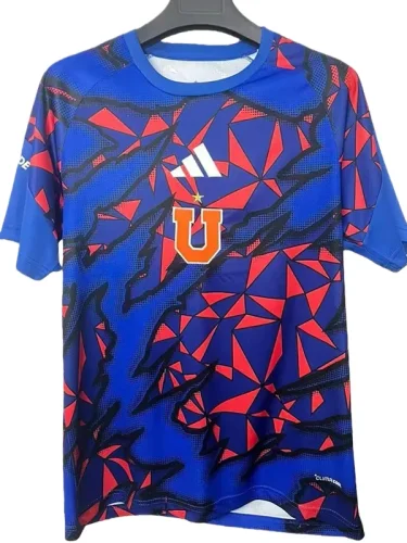 2026-27 Mens Universidad De Chile Blue Red Soccer Jersey
