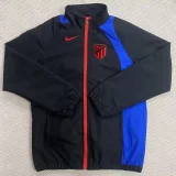 2025-26 Mens Atletico Madrid Black Windbreaker