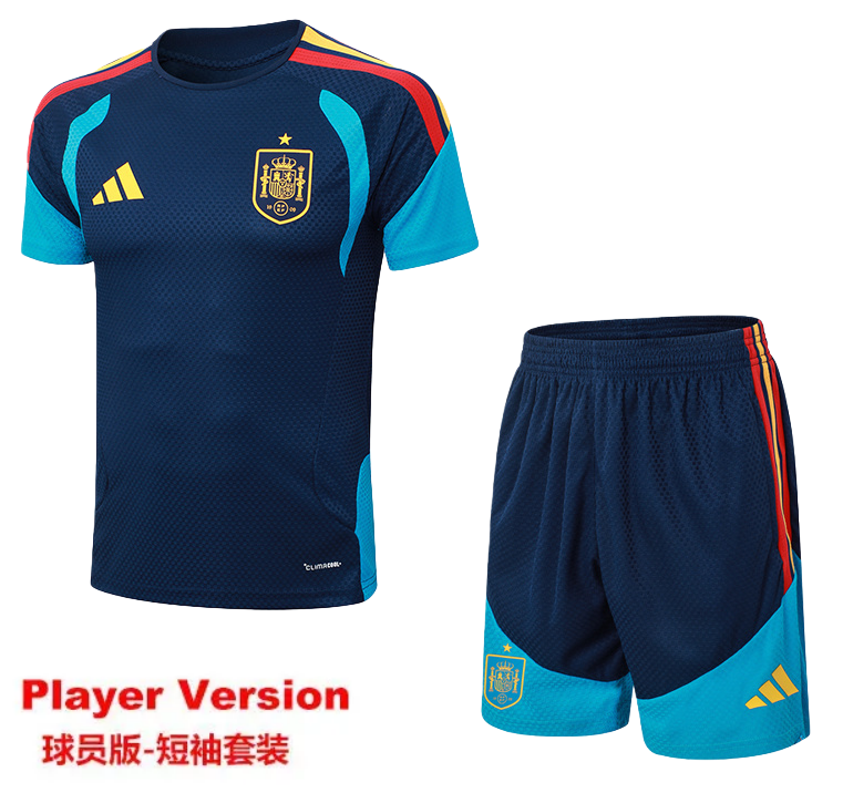 2026-27 Spain Royal Blue Player Version Training Short Suit(球员版)