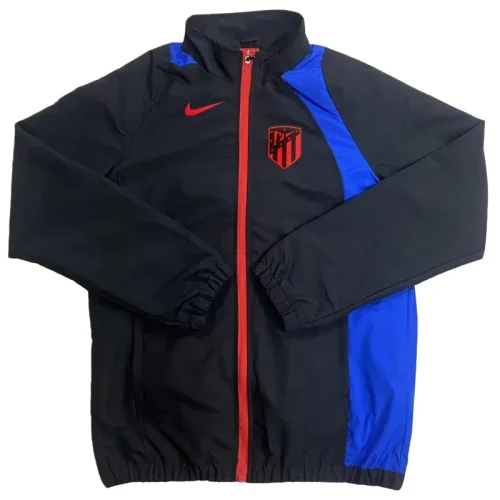 2025-26 Mens Atletico Madrid Black Windbreaker