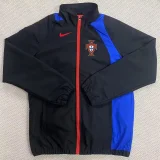 2025-26  Mens Portugal  Black Windbreaker