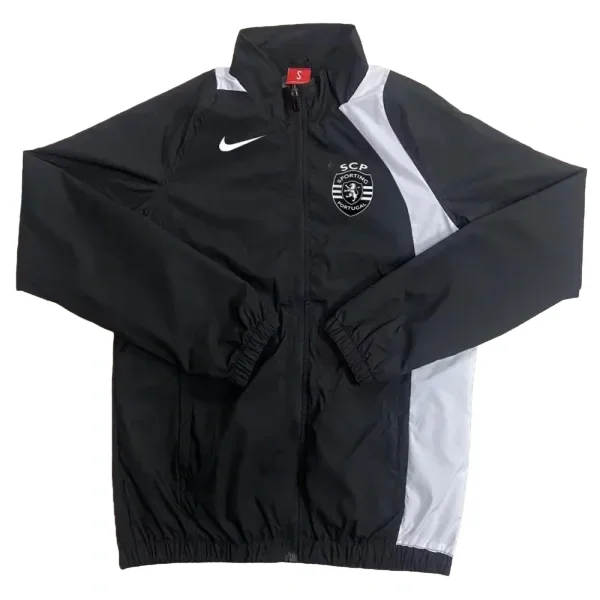 2025-26 Sporting Lisbon Black Windbreaker