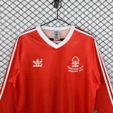 1977-1980 Nottingham Home Long Sleeve Retro Soccer Jersey