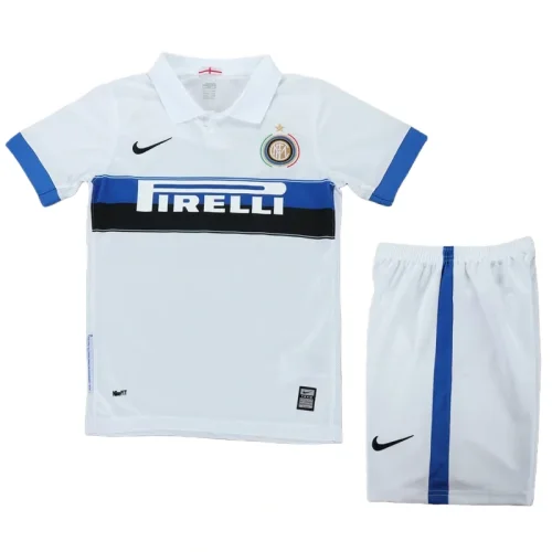 2009-2010 Kids Inter Milan Away  Retro Soccer Jersey