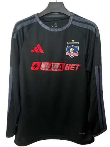 2026-27 Mens Colo-Colo  Away Black Long Sleeve Soccer Jersey