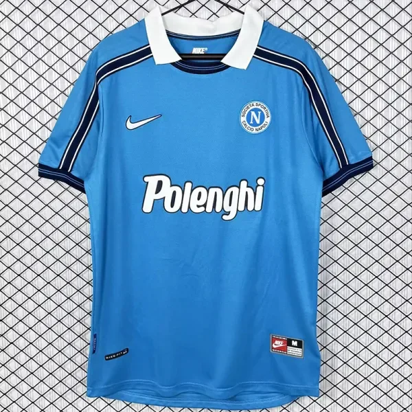 1998-99 Napoli Home Retro Soccer Jersey