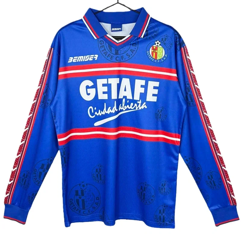 1998-1999 Getafe Home Long Sleeve Retro Soccer Jersey