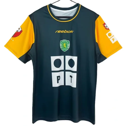 2002-2003 Sporting Lisbon Green(Cristiano Ronaldo) Rotro Training Shirts
