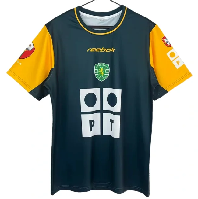 2002-2003 Sporting Lisbon Green(Cristiano Ronaldo) Rotro Training Shirts