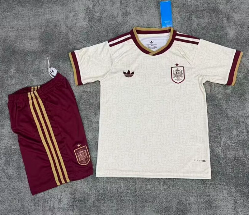 2026-27 kids Spain away soccer jersey