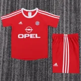 2001-2002 Kids Bayern Munich retro home soccer jersey