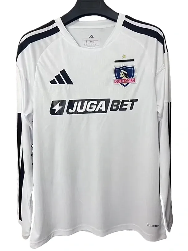 2026-27 Mens Colo-Colo home white Long Sleeve Soccer Jersey