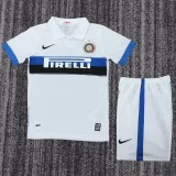2009-2010 Kids Inter Milan Away  Retro Soccer Jersey