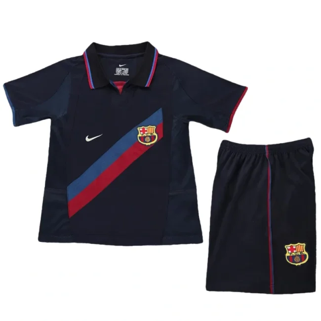 2002-2003  Barcelona Third Away Kids Retro Soccer Jersey