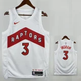 25/26 Raptors INGRAM # 3 White Home Top Quality Hot Pressing NBA Jersey