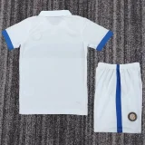 2009-2010 Kids Inter Milan Away  Retro Soccer Jersey