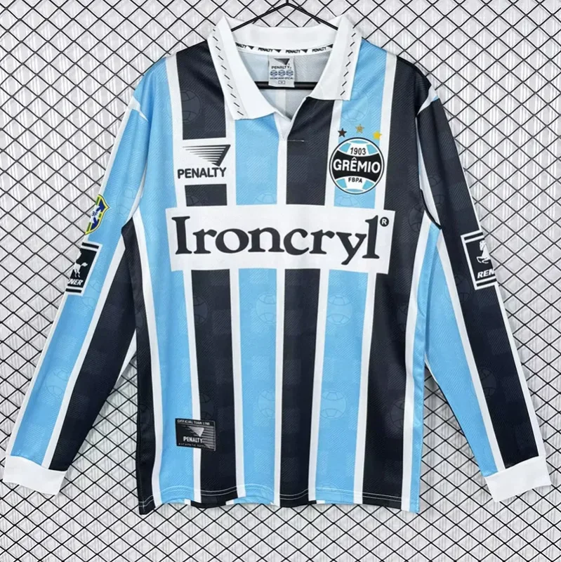 1997 Gremio Home Long Sleeve Retro Soccer Jersey