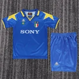 1995-1997  Juventus  Away Kids Retro Soccer Jersey