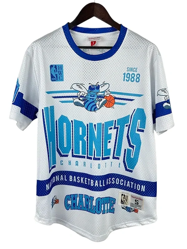 25-26 Hornets White MN Retro Edition Short Shirts