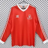 1977-1980 Nottingham Home Long Sleeve Retro Soccer Jersey
