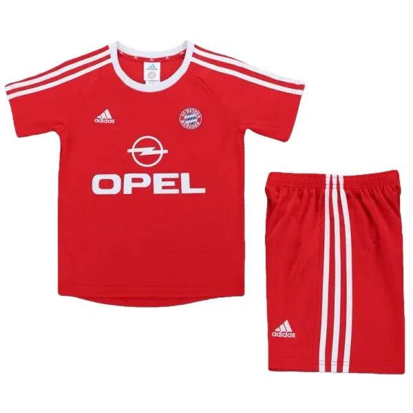 2001-2002 Kids Bayern Munich retro home soccer jersey