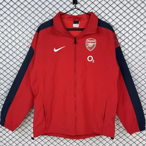 2004-05 Mens Arsenal  Red Retro Windbreaker