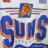25-26 Suns White MN Retro Edition Short Shirts