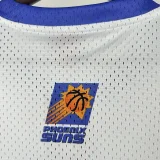 25-26 Suns White MN Retro Edition Short Shirts