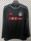 2026-27 Mens Colo-Colo  Away Black Long Sleeve Soccer Jersey