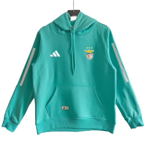 2025-26 Men's Benfica Light green Hoody 浅绿色(加绒)