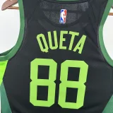 24/25 CELTICS QUETA # 88 City Edition Top Quality Hot Pressing Retro NBA Jersey