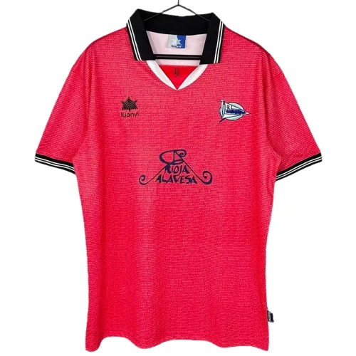 2000-2001 Deportivo Alaves (UEFA )Away Retro Soccer Jersey