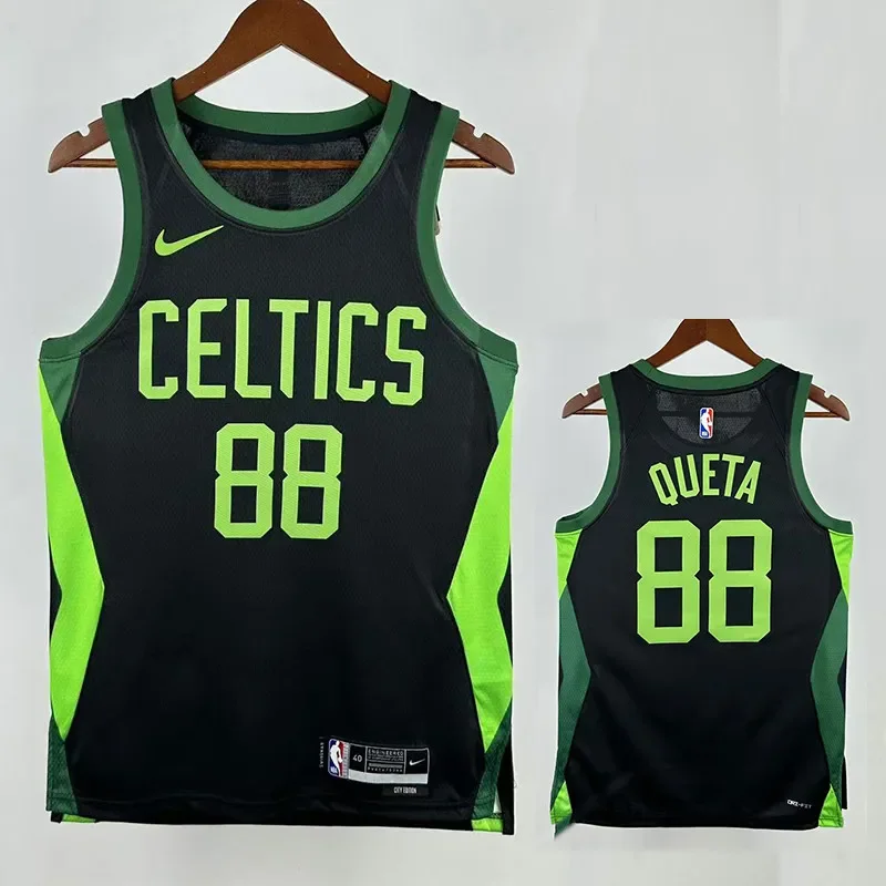 24/25 CELTICS QUETA # 88 City Edition Top Quality Hot Pressing Retro NBA Jersey
