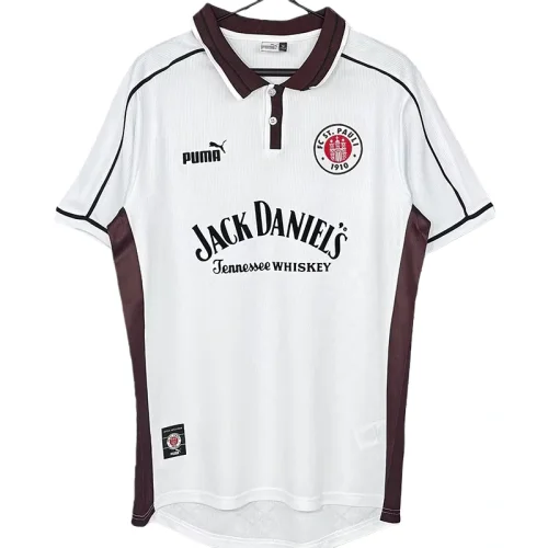 1999-2000 St Pauli Home Retro Soccer Jersey