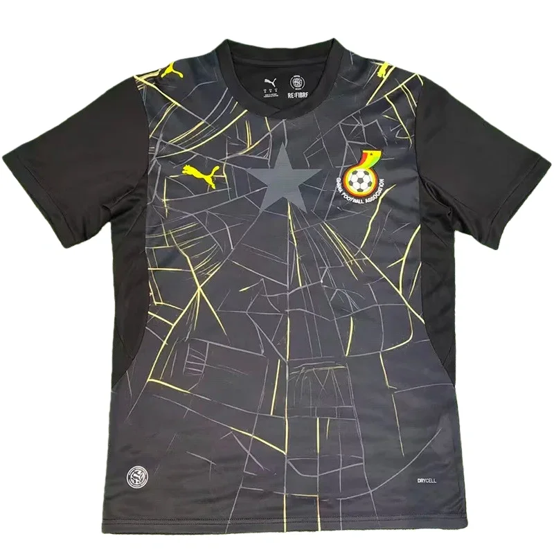 2026-27 Mens Ghana Black  soccer jersey